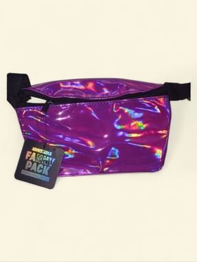 Adjustable Fanny Pack - Iridescent Purple NEW Bag single Pocket Fanny Pack